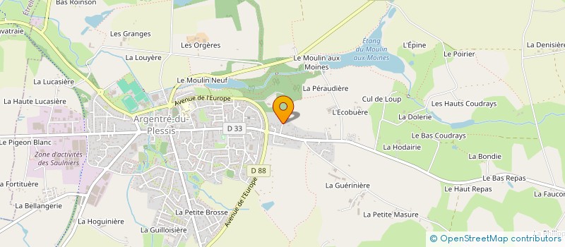 localisation de l'entreprise SCI L'A.BICH2GMJ  ARGENTRE-DU-PLESSIS