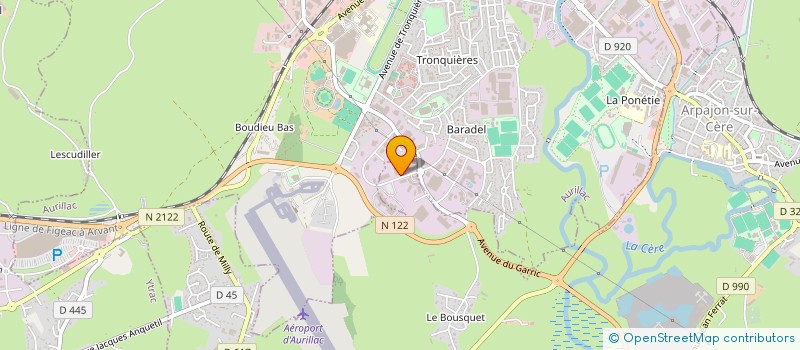 localisation de l'entreprise SCI L.A.C. à ARPAJON-SUR-CERE