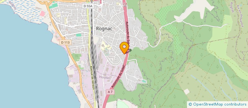 localisation de l'entreprise SCI L-A-E  ROGNAC