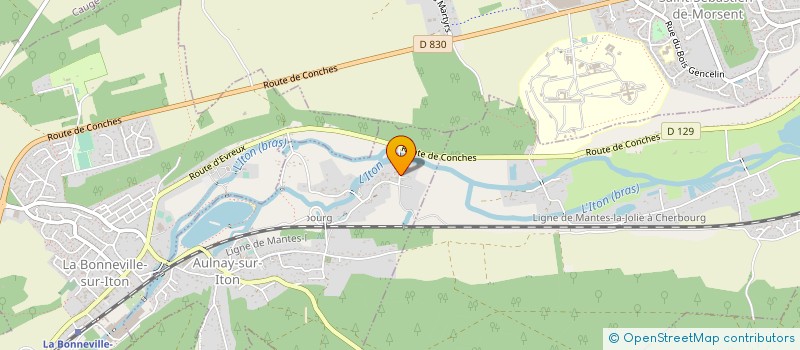 localisation de l'entreprise SCI L.A.E  AULNAY-SUR-ITON