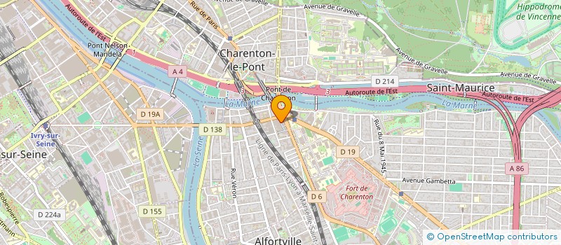 localisation de l'entreprise SCI L.A INVEST à MAISONS-ALFORT