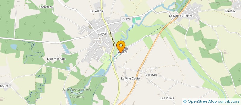 localisation de l'entreprise SCI L.A.J  PLOERMEL