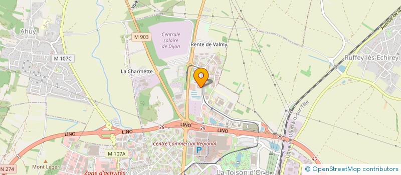 localisation de l'entreprise SCI L.A.K. IMMO à DIJON