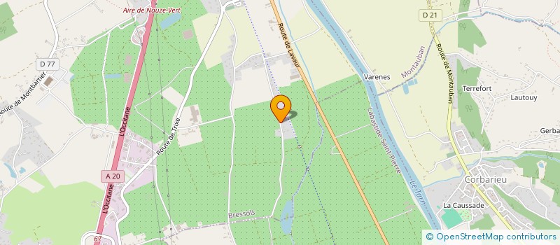 localisation de l'entreprise SCI L A L K  BRESSOLS