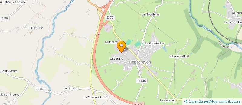 localisation de l'entreprise SCI L.A LES OMBELLES  THEREVAL