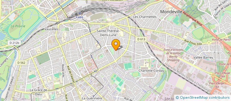 localisation de l'entreprise SCI L.A.P.Z à CAEN