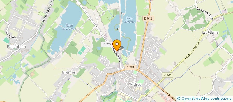 localisation de l'entreprise SCI L.A.R.I.  BREMES