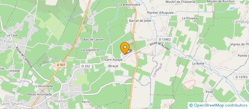 localisation de l'entreprise SCI L.A.V.  MAZION