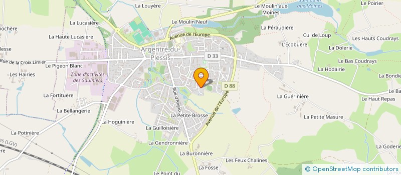 localisation de l'entreprise SCI L.A.V.M  ARGENTRE-DU-PLESSIS