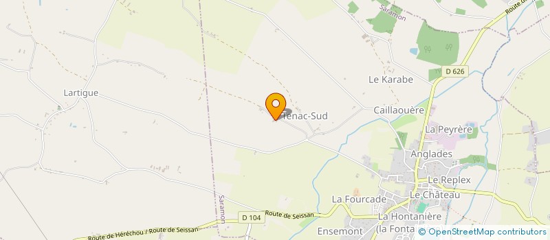 localisation de l'entreprise SCI L'ABBATIALE  FAGET-ABBATIAL