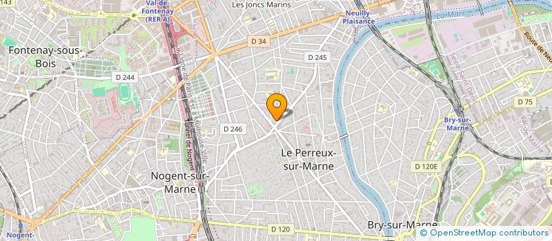 localisation de l'entreprise SCI L'ABBATIALE  LE PERREUX-SUR-MARNE