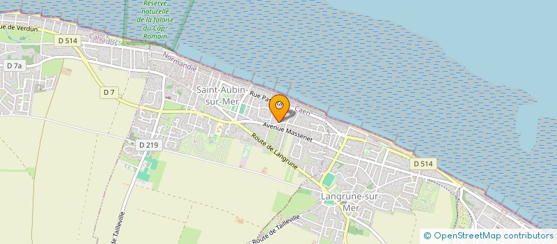 localisation de l'entreprise SCI L ABBAYE  SAINT-AUBIN-SUR-MER