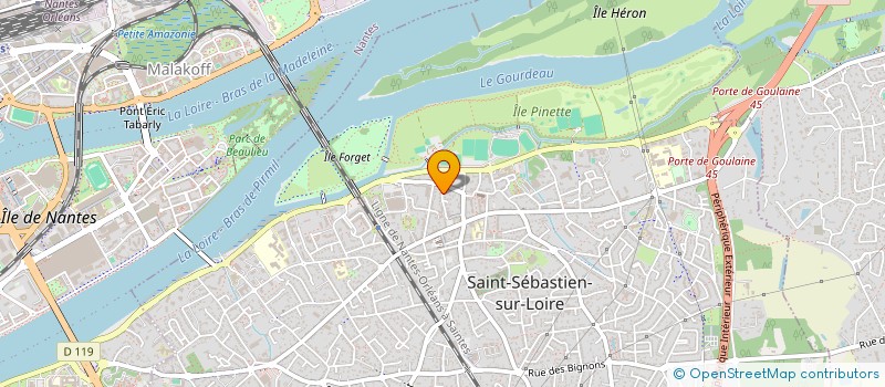 localisation de l'entreprise SCI L'ABBAYE  SAINT-SEBASTIEN-SUR-LOIRE