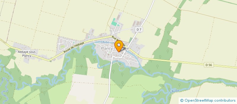 localisation de l'entreprise SCI L ABBAYE  PLANCY-L'ABBAYE