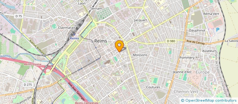 localisation de l'entreprise SCI L'ABBAYE  REIMS