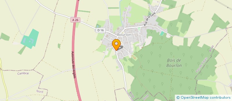 localisation de l'entreprise SCI L'ABBAYE  BOURLON