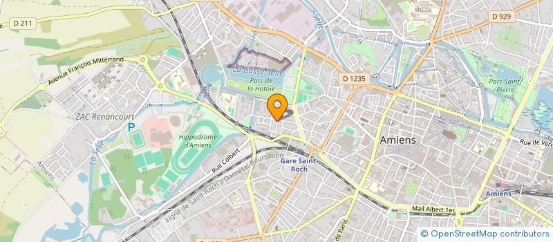 localisation de l'entreprise SCI L'ABBAYE D'ARGENT à AMIENS