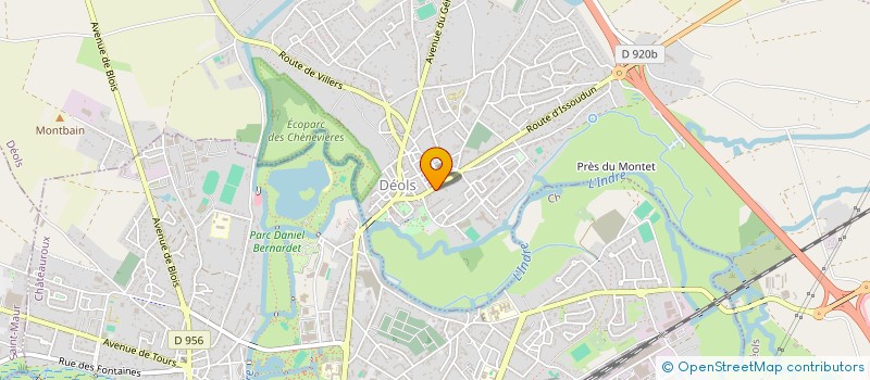 localisation de l'entreprise SCI L'ABBAYE JAURES à DEOLS