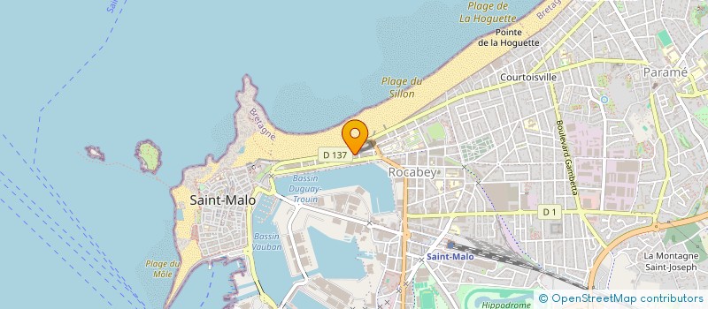 localisation de l'entreprise SCI L ABBE  SAINT-MALO