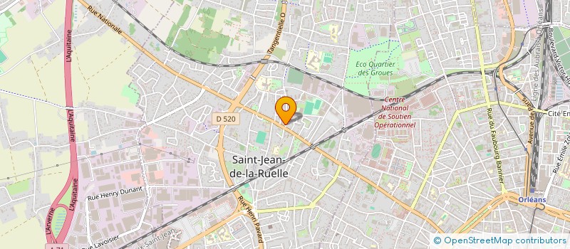 localisation de l'entreprise SCI L'ABBE DE L'EPEE  ORLEANS
