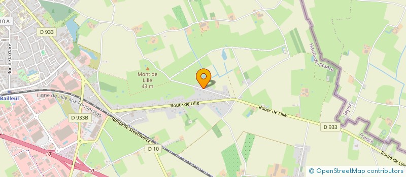 localisation de l'entreprise SCI L ABEEL DREVE à BAILLEUL