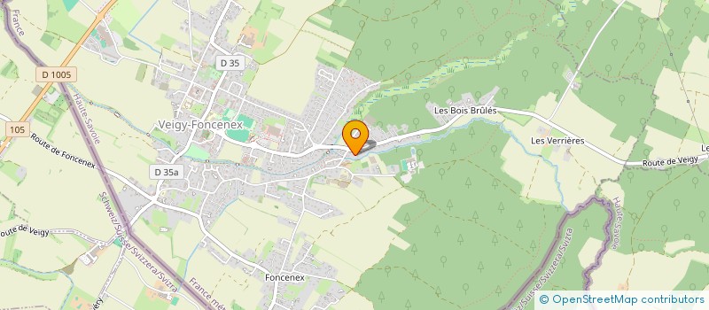 localisation de l'entreprise SCI L'ABEILLE  DOUVAINE