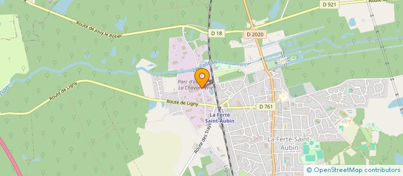 localisation de l'entreprise SCI L'ABEILLE  LA FERTE-SAINT-AUBIN