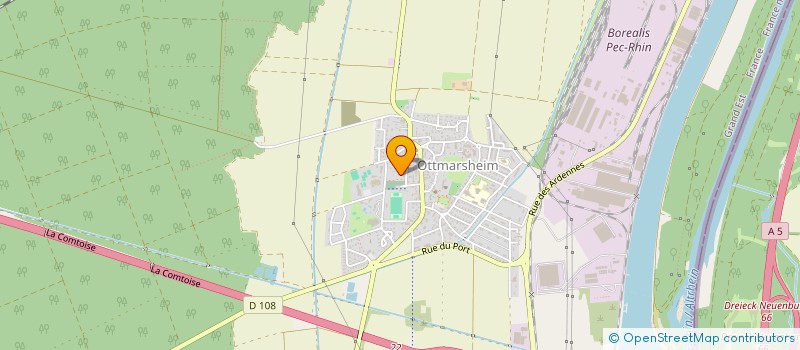 localisation de l'entreprise SCI L'ABEILLE  OTTMARSHEIM