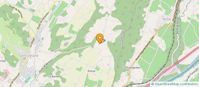 localisation de l'entreprise SCI L'ABEILLE  SAINT-VERAND