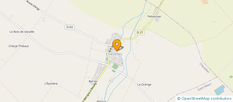 localisation de l'entreprise SCI L'ABEILLE à CHEZELLES