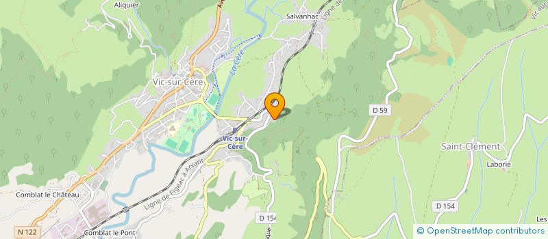 localisation de l'entreprise SCI L'ABEILLE à THIEZAC