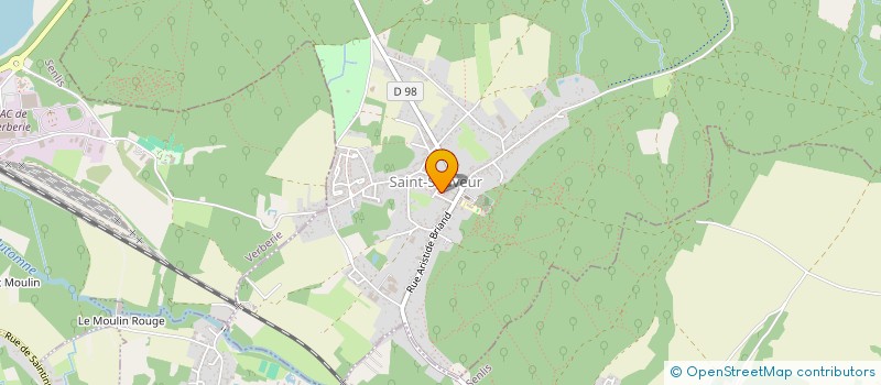 localisation de l'entreprise SCI L'ABEILLE  SAINT-SAUVEUR