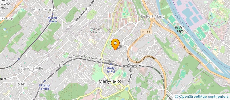 localisation de l'entreprise SCI L'ABEILLE BLEUE  MARLY-LE-ROI