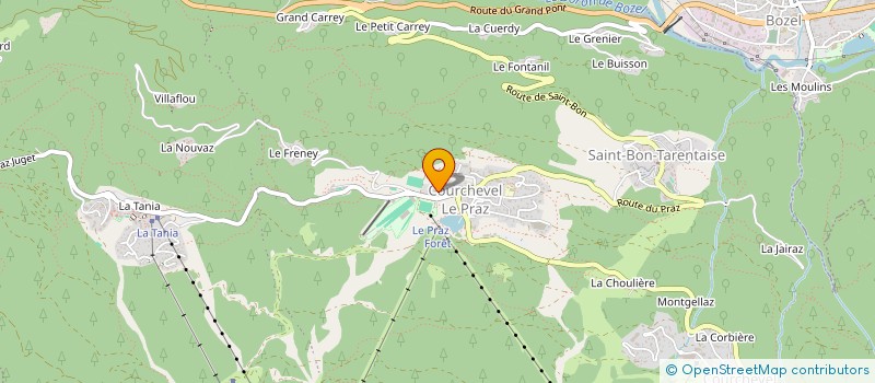 localisation de l'entreprise SCI L ABERGEMENT à COURCHEVEL