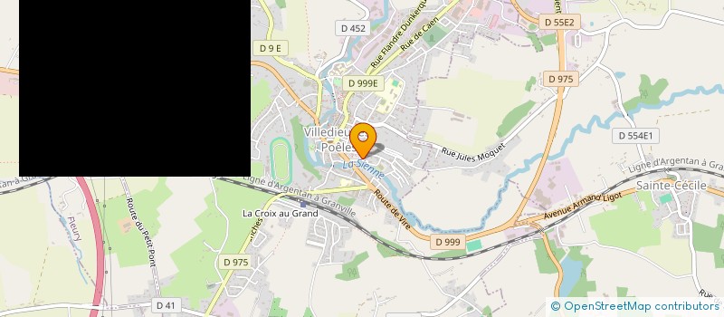 localisation de l'entreprise SCI L'ABERRANCE  VILLEDIEU-LES-POELES-ROUFFIGNY