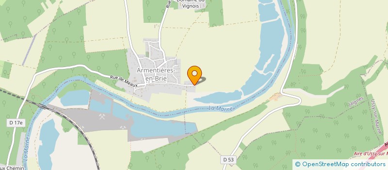 localisation de l'entreprise SCI L'ABREUVOIR  ARMENTIERES-EN-BRIE