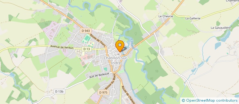localisation de l'entreprise SCI L'ABREUVOIR à CHATILLON-SUR-INDRE