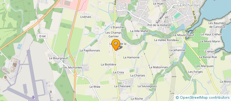 localisation de l'entreprise SCI L'ABRI-COTIER  LE GRAND JARDIN  PLEURTUIT