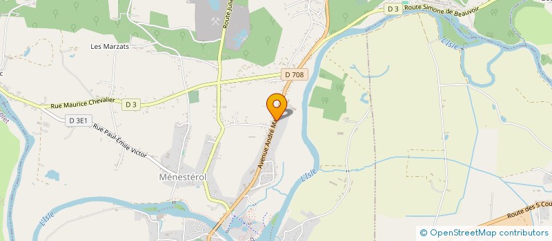 localisation de l'entreprise SCI L'ABRI DU HERISSON  MONTPON-MENESTEROL