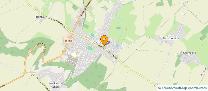 localisation de l'entreprise SCI L'ACACIA  AUNEUIL