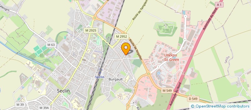 localisation de l'entreprise SCI L'ACACIA à SECLIN