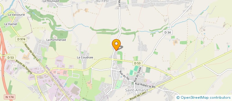 localisation de l'entreprise SCI L'ACACIA  TORIGNY-LES-VILLES