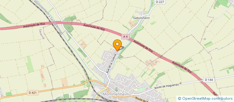 localisation de l'entreprise SCI L'ACACIA  WITTERSHEIM