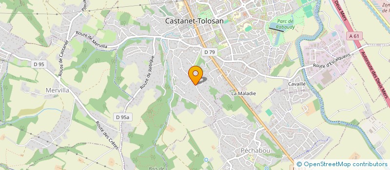 localisation de l'entreprise SCI L'ACACIA DES FONTANELLES à CASTANET-TOLOSAN