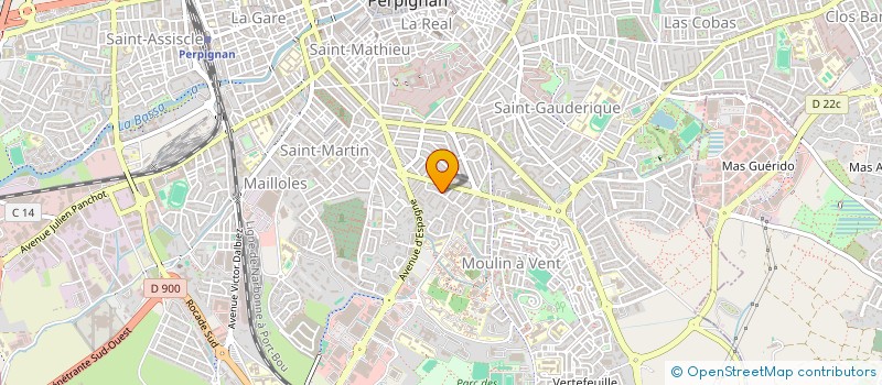 localisation de l'entreprise SCI L'ACANELANE  PERPIGNAN