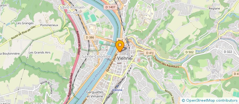 localisation de l'entreprise SCI L'ACE  VIENNE