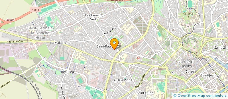localisation de l'entreprise SCI L'ACHERON à CAEN