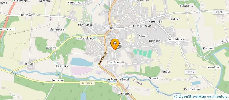 localisation de l'entreprise SCI L'ACROBATIE  BAUD