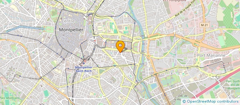 localisation de l'entreprise SCI L ACROPOLE à MONTPELLIER