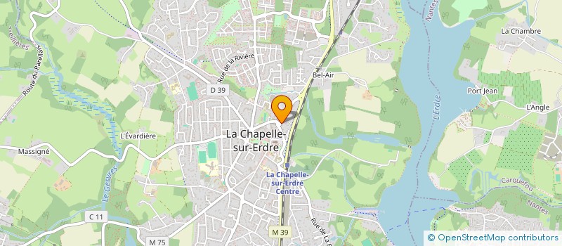 localisation de l'entreprise SCI L ACROPOLE à LA CHAPELLE-SUR-ERDRE